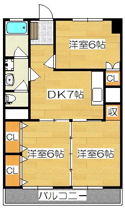 長谷ビルの間取り