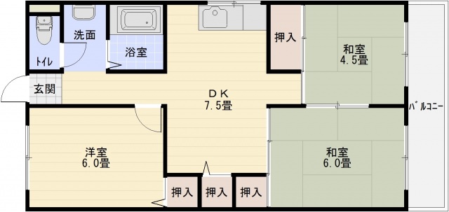 カサグレープの間取り