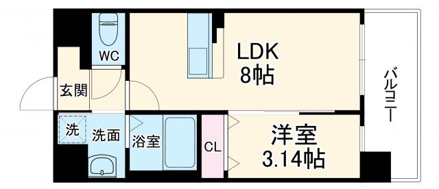 アート新森の間取り