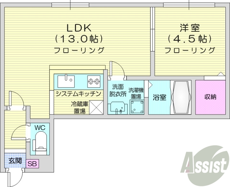 クレステージヒルズの間取り