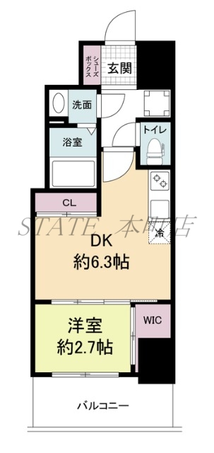 セレニテ桜川駅前プリエの間取り