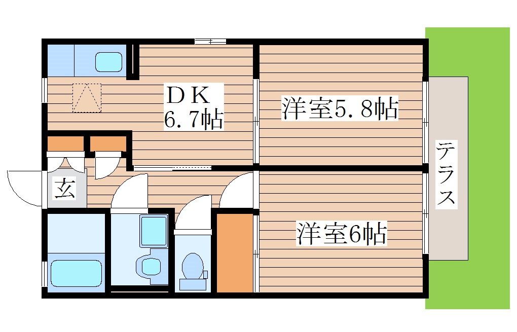 バリュージュ今泉の間取り