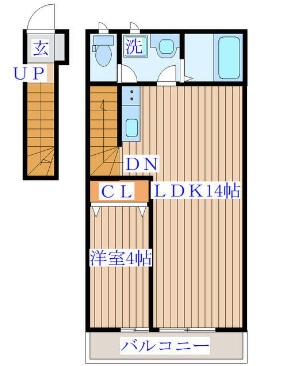 ベルグラン越路IIの間取り