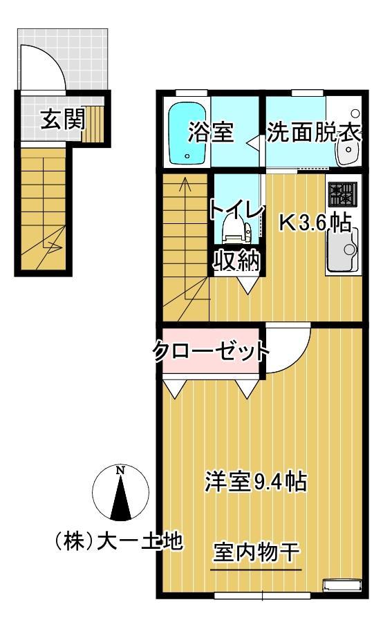 Ｆｉｏｒｅ桜町（フィオーレ）Ｃ棟の間取り