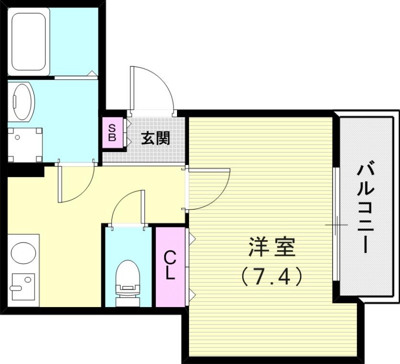 ラネージュ武庫川の間取り