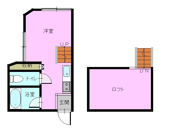 SKY BUKSの間取り