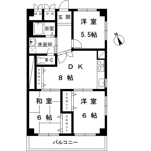 夙川第２ビルの間取り