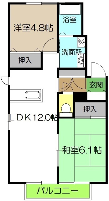 クレセント・トウヨウＣ棟の間取り