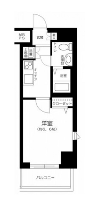 パレステュディオ南麻布の間取り