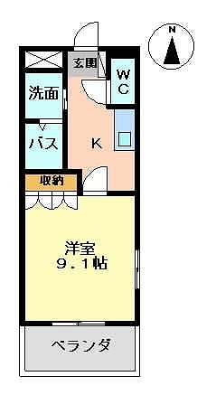 【グレイスAの間取り】