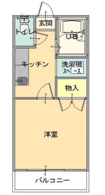 ドーム２１山下第２の間取り