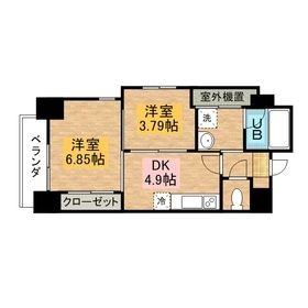 アーバス金屋町の間取り