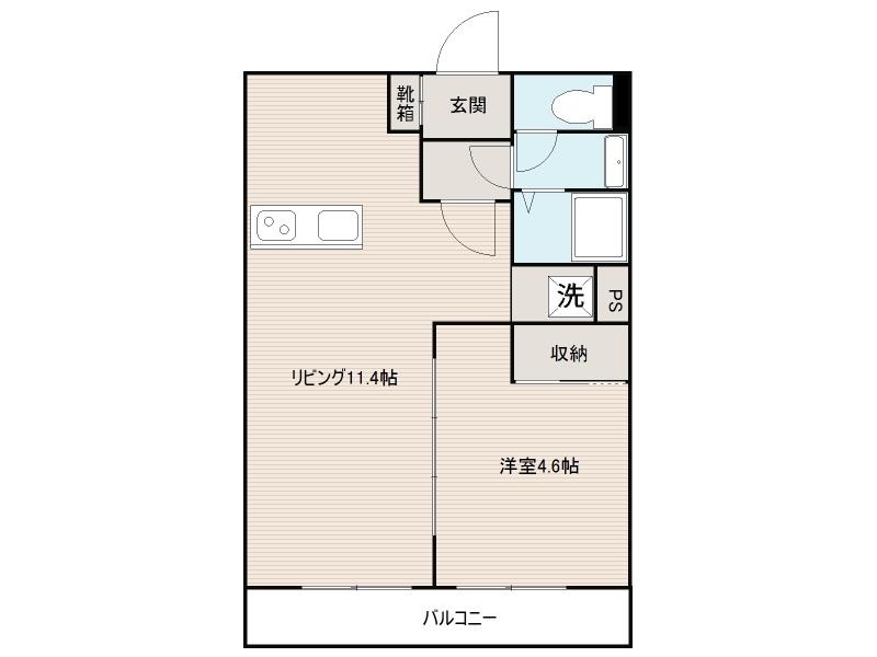 こぐまマンション中野町の間取り