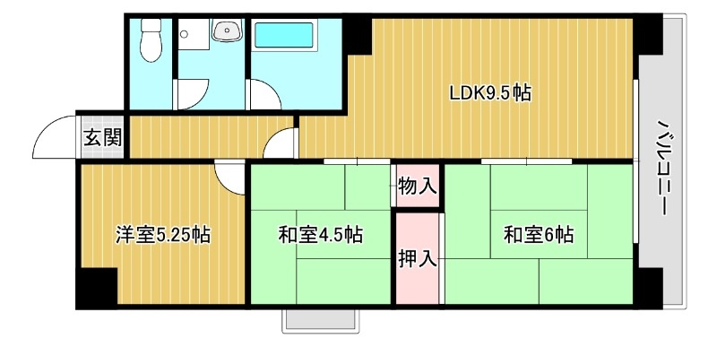 光町ハイムの間取り