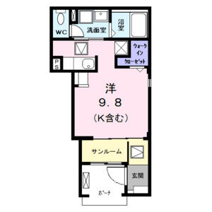 アスセーナ　並木の間取り