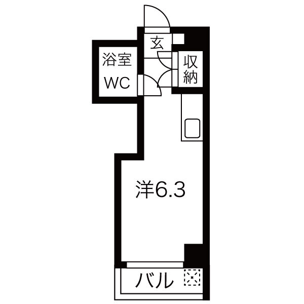 塩釜ハイツラハイナの間取り