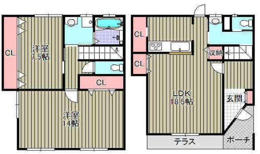 フラーハウスの間取り