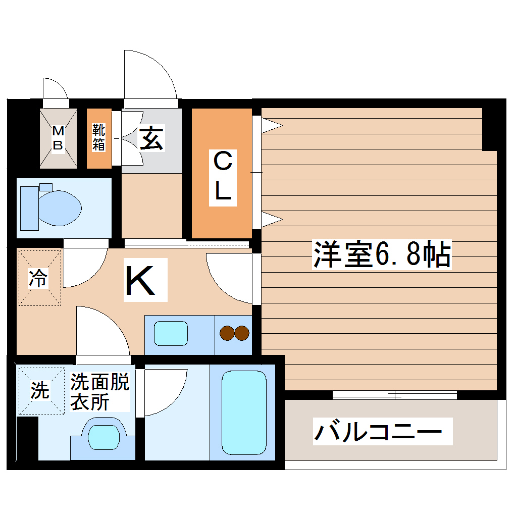 ラピス雨宮の間取り