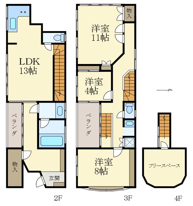 本町ビルの間取り