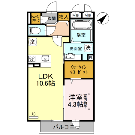 Ｒｉｃｈｅ（リッシュ）の間取り