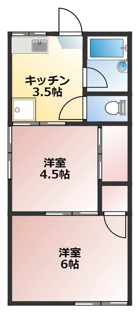 トラッド武蔵の間取り