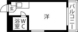 名古屋市中区正木のマンションの間取り