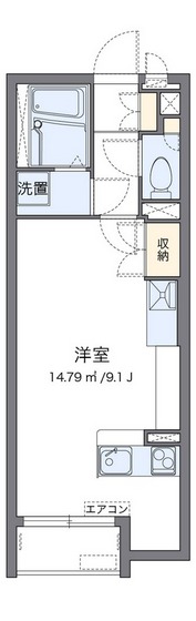 広島市安佐南区伴中央のアパートの間取り