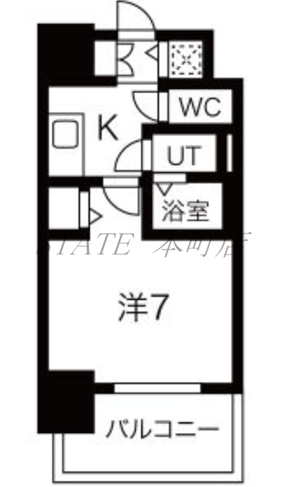 フォーリアライズ阿波座ＷＥＳＴの間取り