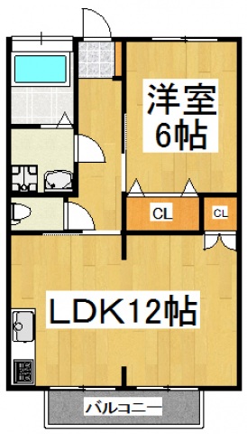 コーポ新井の間取り