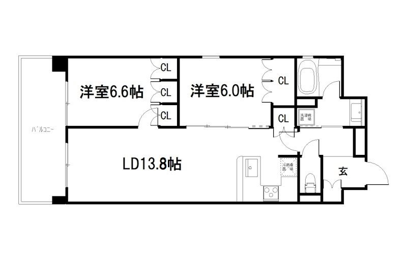 リーガル京都聖護院の間取り