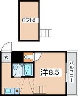 大阪市阿倍野区阪南町のマンションの間取り