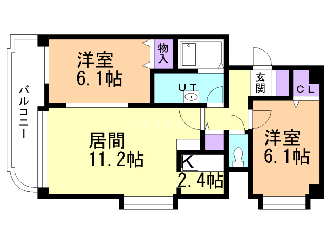 ルピナス弐番館の間取り