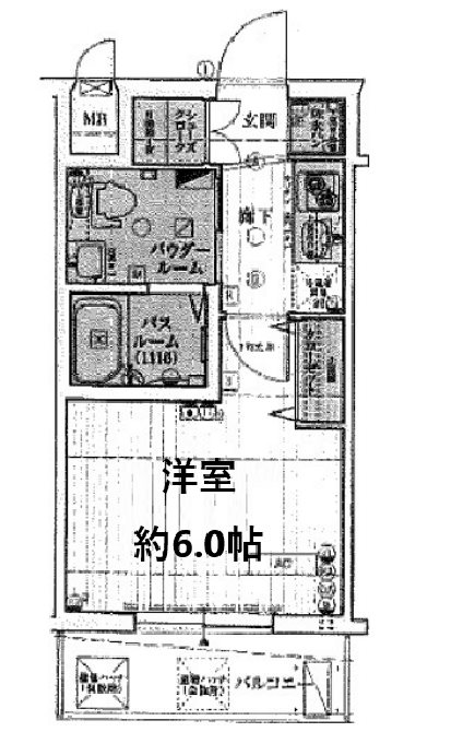 エステムコート新大阪VIIIレヴォリスの間取り