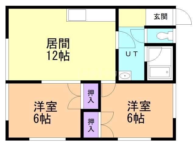 坪井マンションＡの間取り