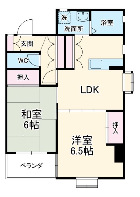 シンシア高松の間取り