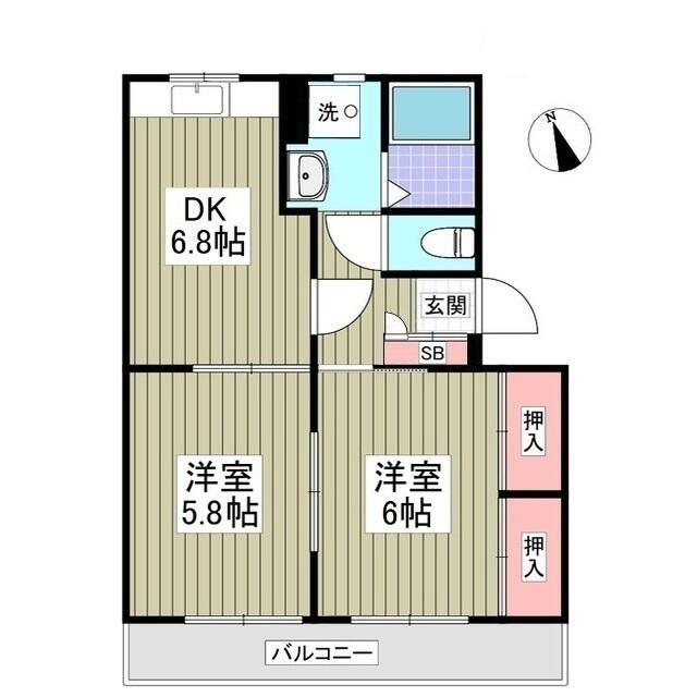 第２春実マンションの間取り