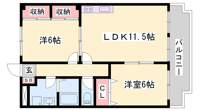 フラッツ・アイの間取り