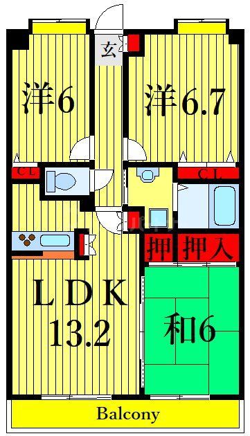 モア・ノーブルの間取り