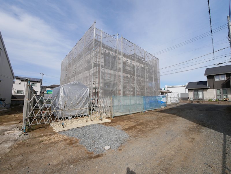 仮）日立市金沢町　アパート新築工事の建物外観