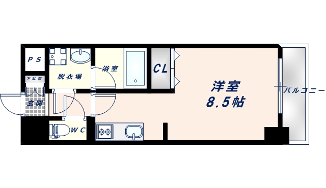 グランデュール大今里西IIの間取り