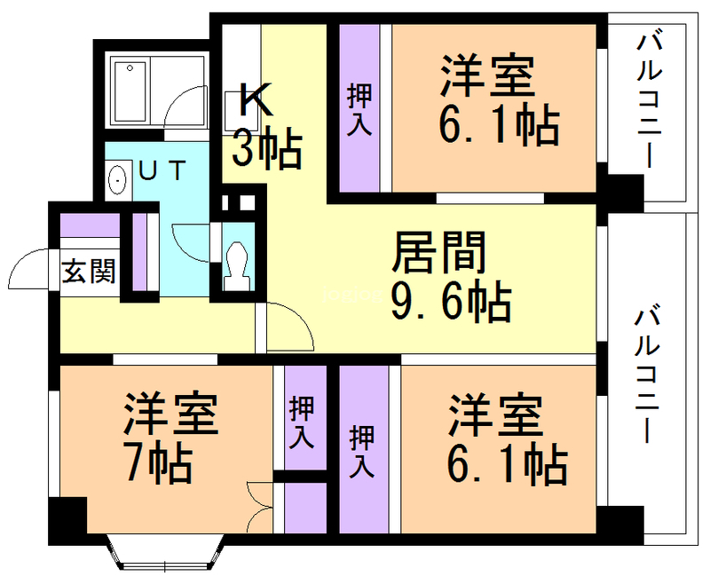 ときわパークハイツの間取り