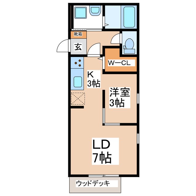 グランレナード上田の間取り