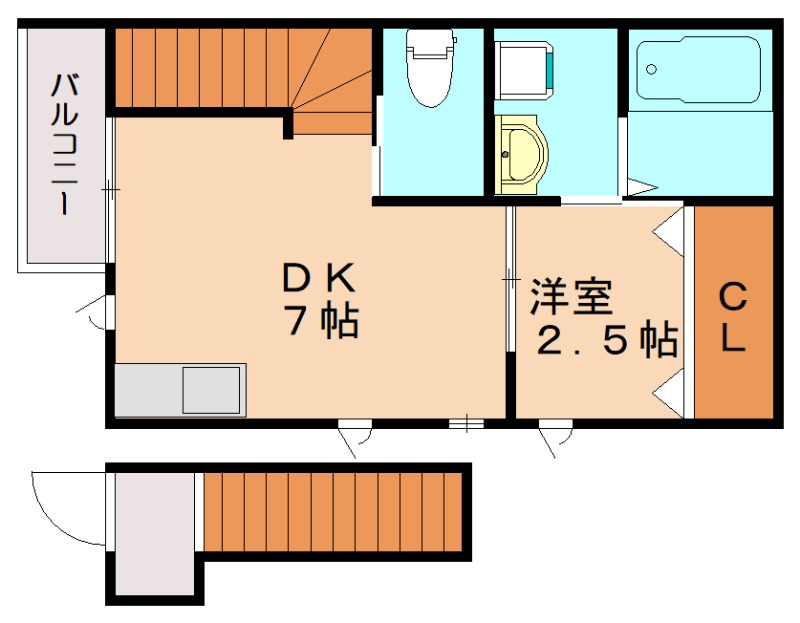 アトラクティ和白丘の間取り