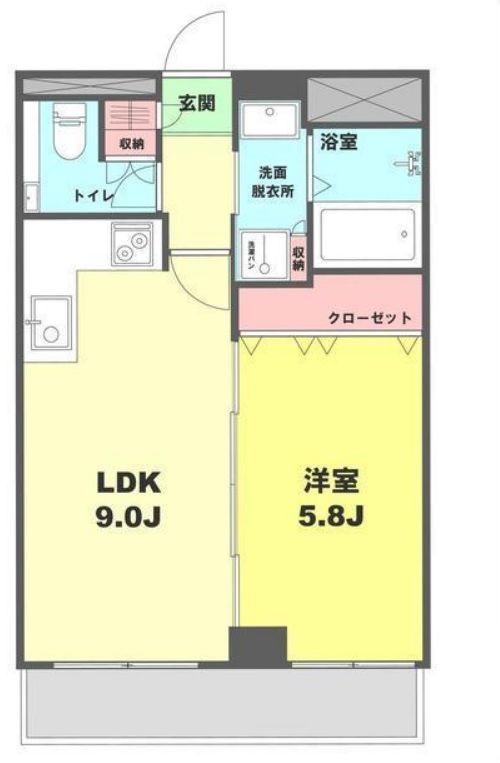 月村マンション33の間取り