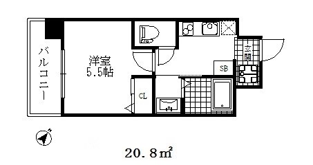 スプランディッド元町山手の間取り