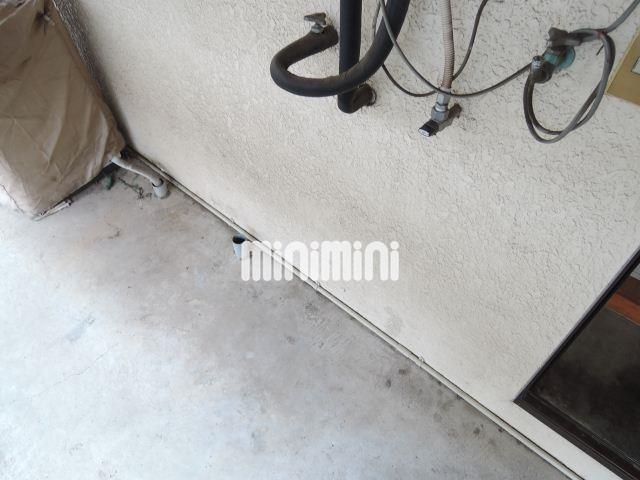 玄関　玄関横に洗濯機置き場あります