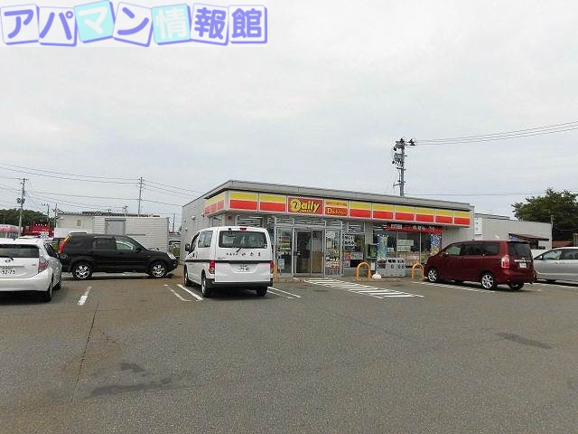 コンビニ　デイリーヤマザキ新潟鳥屋野潟店（コンビニ）まで112m