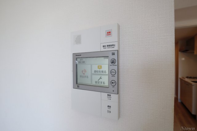 セキュリティ　モニター付きインターホンです