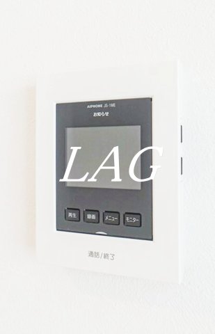 セキュリティ　モニター付きインターフォンです。