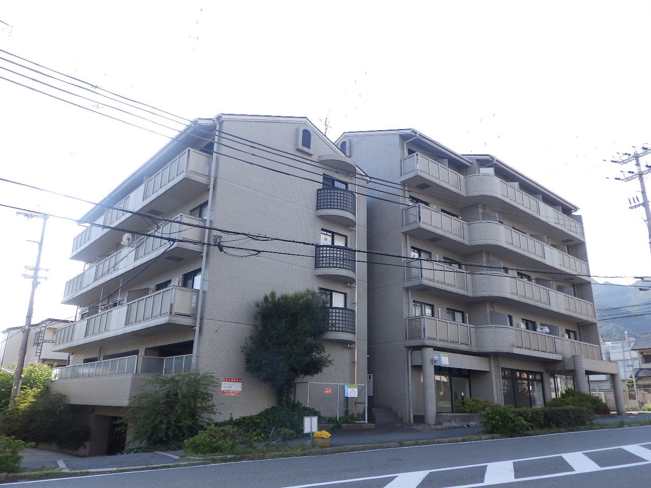 建物外観　大きなマンションです